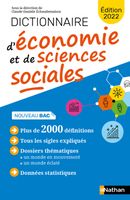 Nathan - Dictionnaire d'Economie et de Sciences Sociales (SES) - Edition 2022 - Bac et études supérieures - Bazureau Fra 211x133