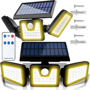 ABAT-JOUR Lampes solaires pour extérieur - Batterie 110 LED 