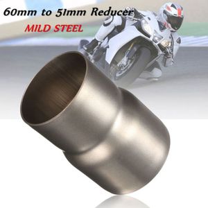 Adaptateur Réducteur échappement Moto 51mm à 60mm - Acier Inoxydable - Longueur 93mm - Connecteur Universel