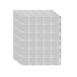 Lot De 20 Pochettes Transparentes En PVC 5,2 X 5,5 Cm – Rangement Pièces, Timbres, Bijoux