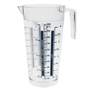 Verre Doseur Gradue 250 Ml Bec Verseur 1 4 L Semoule Liquide Fecule Pvc Cuisine Achat Vente Doseur Mesureur G 4518 Cdiscount