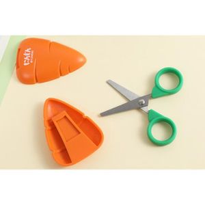 CISEAUX Colles - Fournitures,Ciseaux à carottes pour enfants,bureau,école,dessin Animé- Orange[B192]