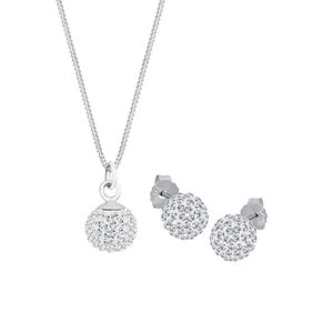 Collier avec Pendentif Femme Argent 925//1000 Cristal Elli