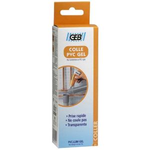 COLLE - PATE FIXATION Colle PVC gel Geb - Tube 125 ml