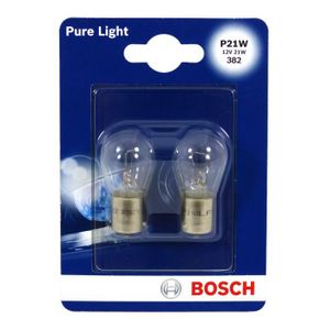 Bosch Lampes Pure Light WY5W 12V 5W Lot De 10 - Ampoules Voiture Haute Qualité