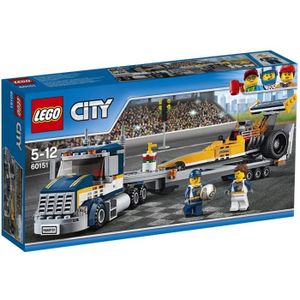 ASSEMBLAGE CONSTRUCTION LEGO® City 60151 Le Transporteur du Dragster