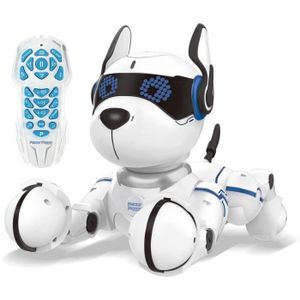 ROBOT - ANIMAL ANIMÉ SHOT CASE - Power Puppy - Mon chien robot savant programmable et tactile avec télécommande - LEXIBOOK