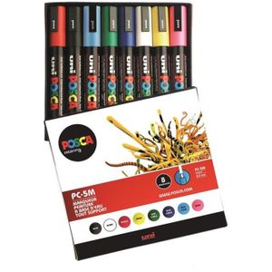 Mallette de marqueurs Posca - Pop Colors - 20 pièces - Les Marqueurs - Art  graphique