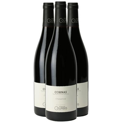 Domaine Courbis Cornas Champelrose 2023 - Vin Rouge de la Vallée du Rhône (3x75cl)