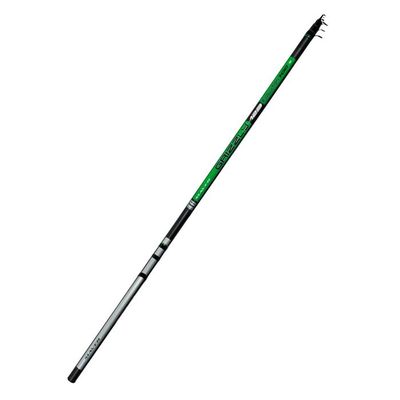 Canne à Carpe Mitchell Adventure 2 – Composite De Verre, Longueur 3,63 M, Puissance 1,4 Kg, Guides Inox, Poignée EVA, Noire/grise
