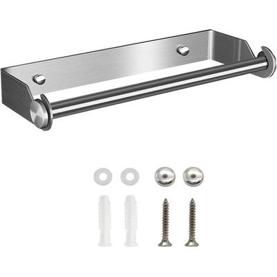 Tecnokit Distributeur Mural Porte-rouleau De Papier, Vis Et Chevilles De Montage Incluses Ressorts Inclus Blanc Porte Rouleau 29 Cm 40x30x16 H 87688206