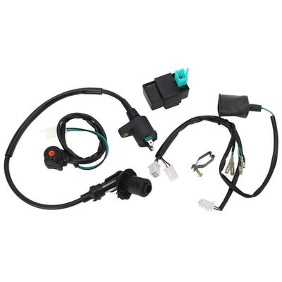 Kit Allumage Complet CDI + Stator + Bobine + Bougie Pour Pit Bike / Dirt Bike 50cc-140cc Kick Start – Performances Boostées