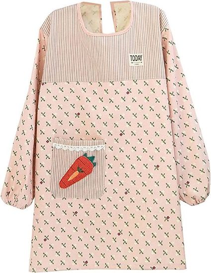 Tablier De Cuisine Manches Longues - Protection Huile Et Taches - Avec Poche - Unisexe Adulte