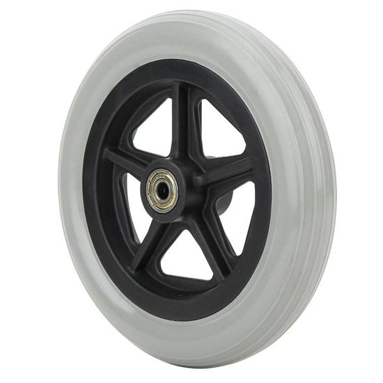 Roues Avant De Remplacement Pour Fauteuil Roulant électrique - 8 Pouces - PVC Gris - Neuf