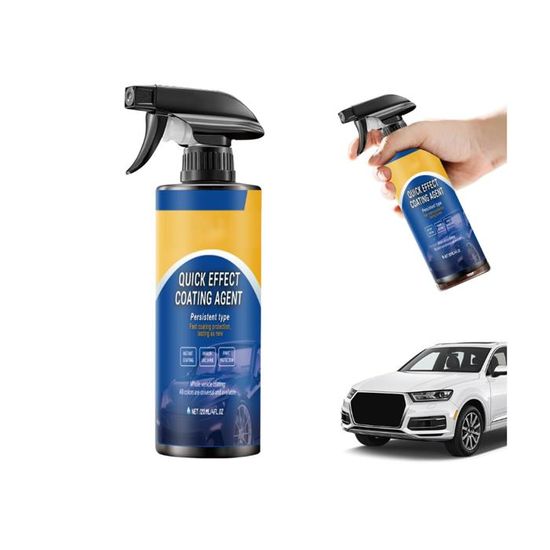 Spray Revitalisant Carrosserie – Effet Immédiat – Protection Hydrophobe & Anti-rayures – 2 Flacons