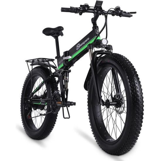 Vélo électrique pliable MX01 pour hommes et adultes, 1000W, batterie au Lithium 48V, VTT