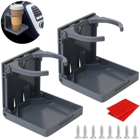 Falafoty 2Pcs Porte Gobelet Voiture, Universel Support De