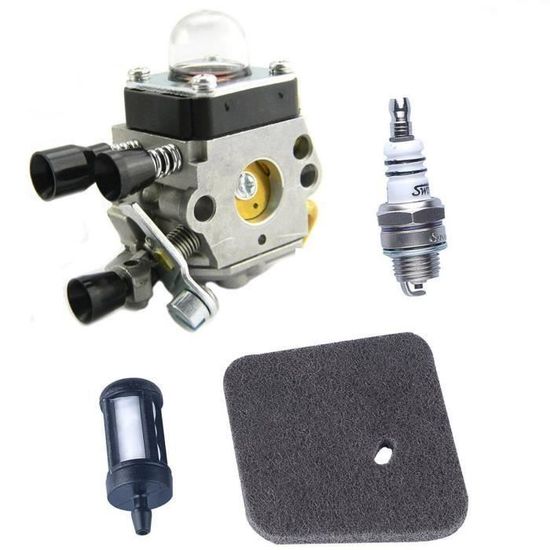 Carburateur Filtre à Air Bougie D'allumage Filtre à Carburant Pour Stihl FS38 FS45 FS55 FC55 FS74 FS75 FS76 FS80 FS85 KM80 Débroussailleuse