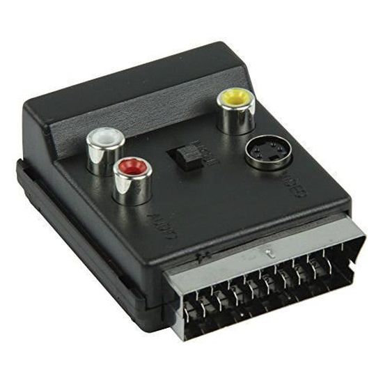Bulk SCART 61 Adaptateur Péritel Femelle 3.5mm