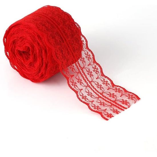 Ruban En Dentelle De 2 Mètres De Large - 9 Cm De Large - Style Vintage - Blanc Pur - Fleur Brodée - Applique à Coudre - Robe De Mariée - Vêtements