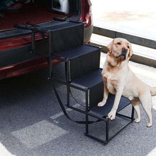 Rampe D'escalier Portable En Bois Pour Chiens Et Chats - 30x25x15 Cm, Aide à Monter Sur Canapé Ou Lit, Compacte Et Pratique