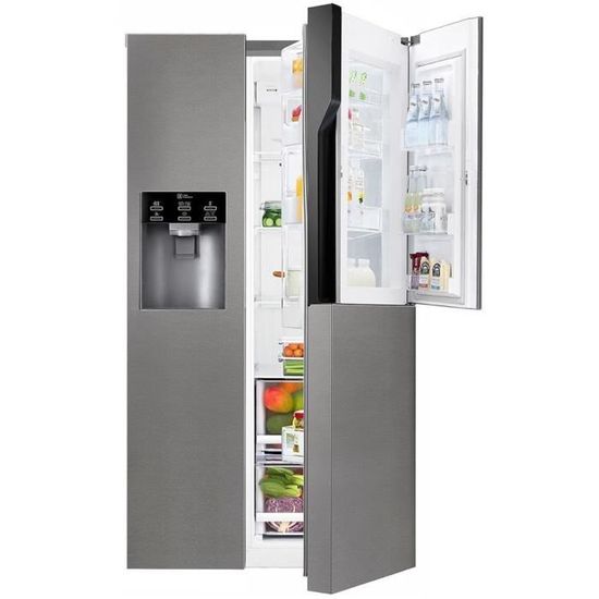 LG - GSJ360DIDV - Réfrigerateur américain - 591L (394L + 197L) - NO FROST - A+ - L91,2cm x H179cm - Graphite - Door in Door