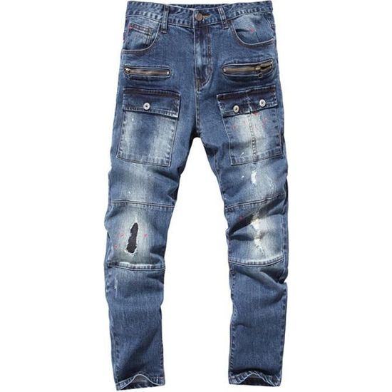 Jean a trou outlet grande taille