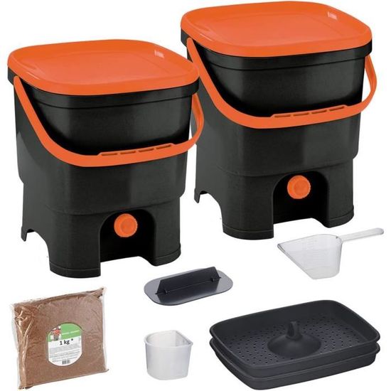 Bokashi Seau De Démarrage 10,6 L - Composteur De Cuisine Design En Plastique Recycle Z Composteur Bokashi Seau De Démarrage 10,6 L - Composteur De Cuisine Design En Plastique Recycle Z Composteur