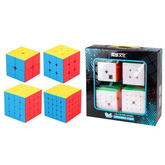 Cube Magique 3x3 EACHHAHA - Speed Cube Professionnel - Fibre De Carbone - Cadeau Idéal