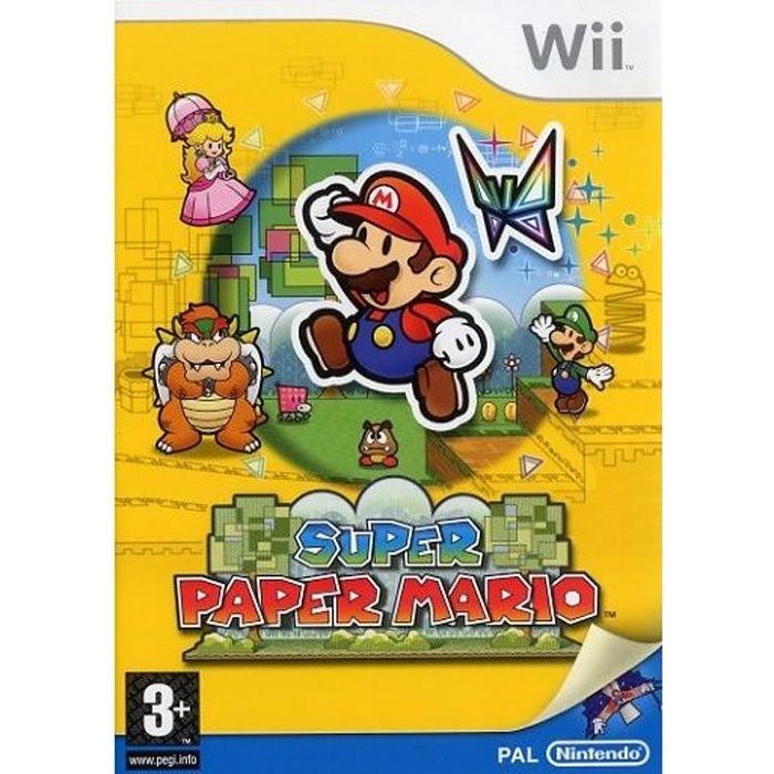 SUPER PAPER MARIO / JEU POUR CONSOLE NINTENDO Wii