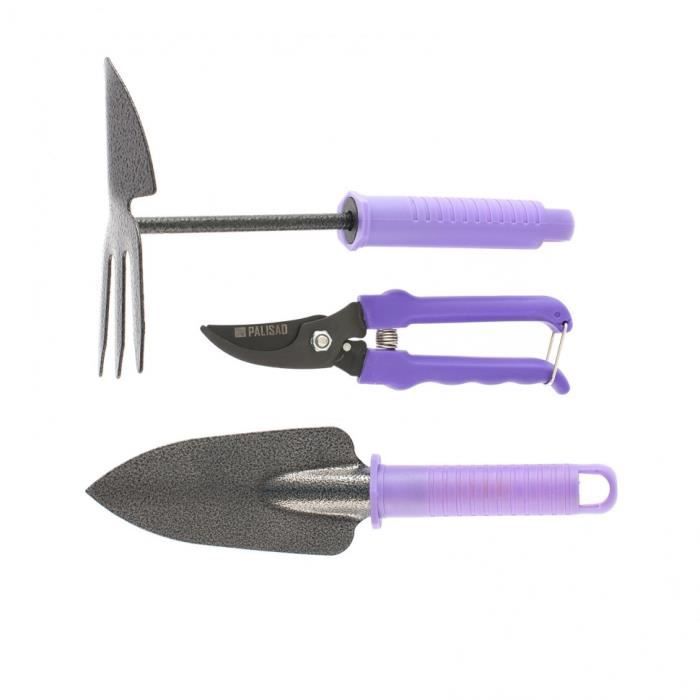 PALISAD LUXE - Ensemble d'outils de jardin - 3 pièces