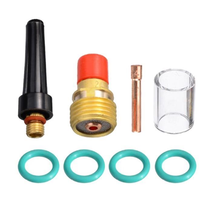 8x TIG Gaz Lens Kit TIG Collet Corps Fit Torche de Soudage Tig WP 9 20 25