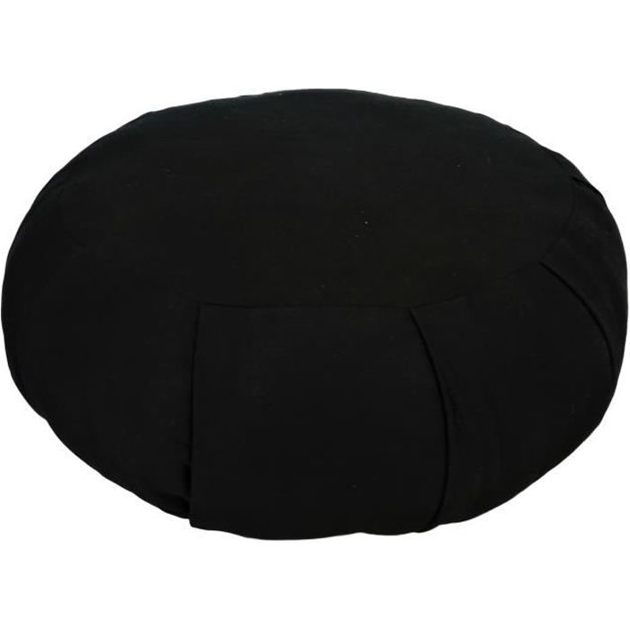 Zafu Traditionnel Noir
