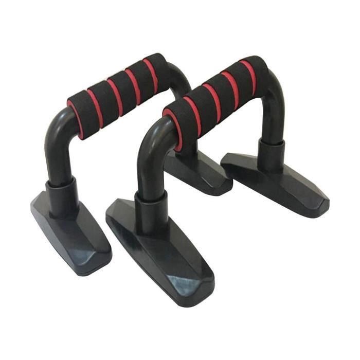 barre pour traction -1 paire Support Push-up Support Push-Up en forme de I barre de poussée anti...- Modèle: Rouge - ZOAMFWZDA07828