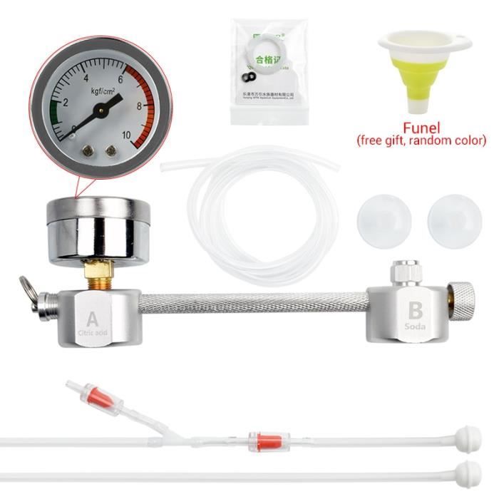 Aquarium,NICREW bricolage CO2 pour Aquarium co2 régulateur système Kit co2 diffuseur avec Valve bulle - Type CO2 generator system