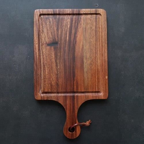 Planche à découper,Planche à découper en bois massif Planche à découper de cuisine domestique, planches en bois - Type 35x20cm