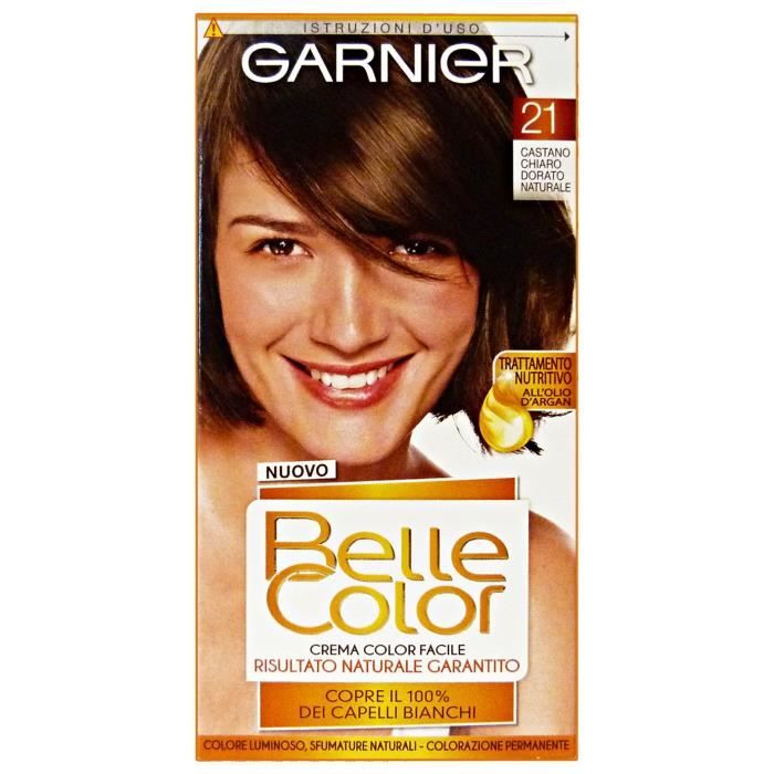 BELLE COLOR 21 Or Brun Clair Produits Naturels Cheveux