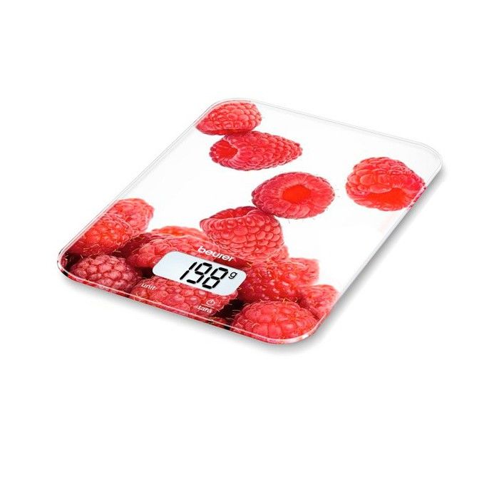 balance de cuisine numérique Beurer KS 19 berry 5 Kg Blanc Rouge