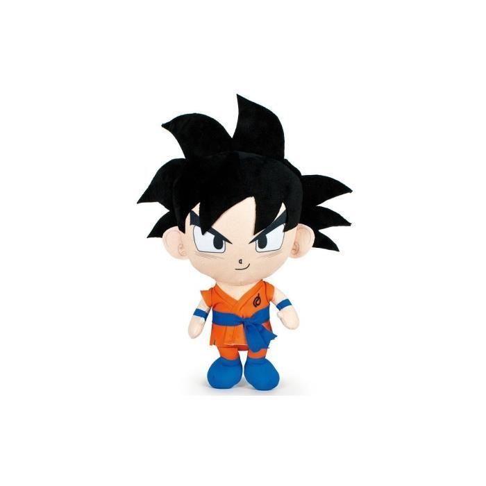 Peluche Dragon Ball Z 35 cm Son Goku Collection Manga - Doudou Licence Super Heros - Enfant