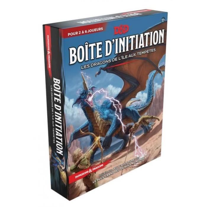 Accessoire cartes-Boite D'initiation - Dungeons & Dragons - Les Dragons De L'île Aux Tempêtes