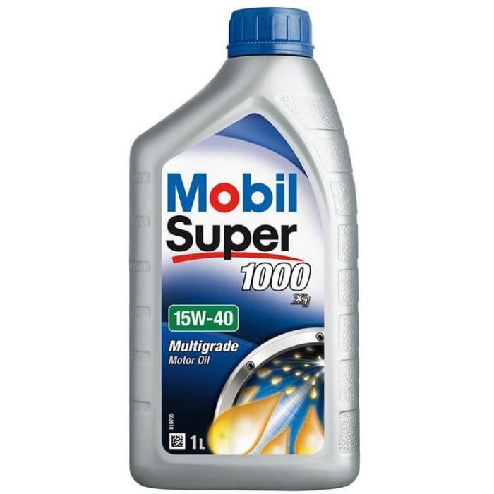 MOBIL Huile minérale pour moteur essence S1000 - 15W40 - 1 L