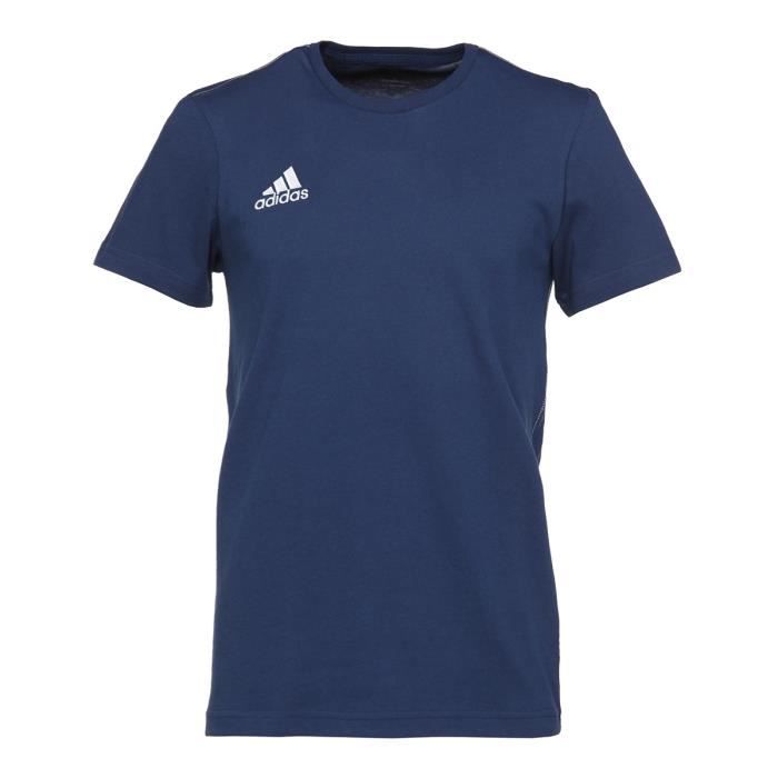 ADIDAS T-Shirt Core Bleu / Blanc