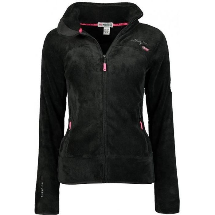 Veste Geographical Norway modele polaire upaline fille - Noir