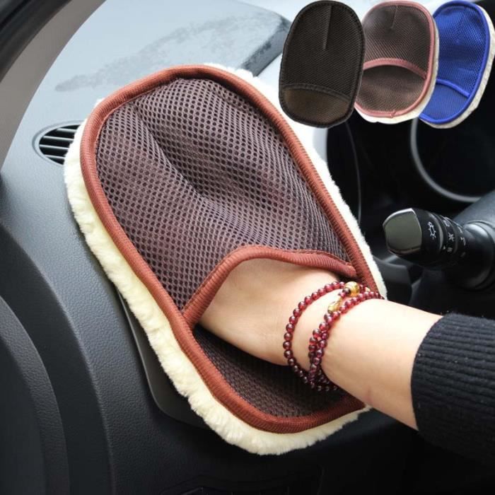 Lavage De Voiture Gant De Nettoyage De Moto De Laine Artificielle Doux Laveuse Brosse Soins De La Voiture Outil De Nettoyage