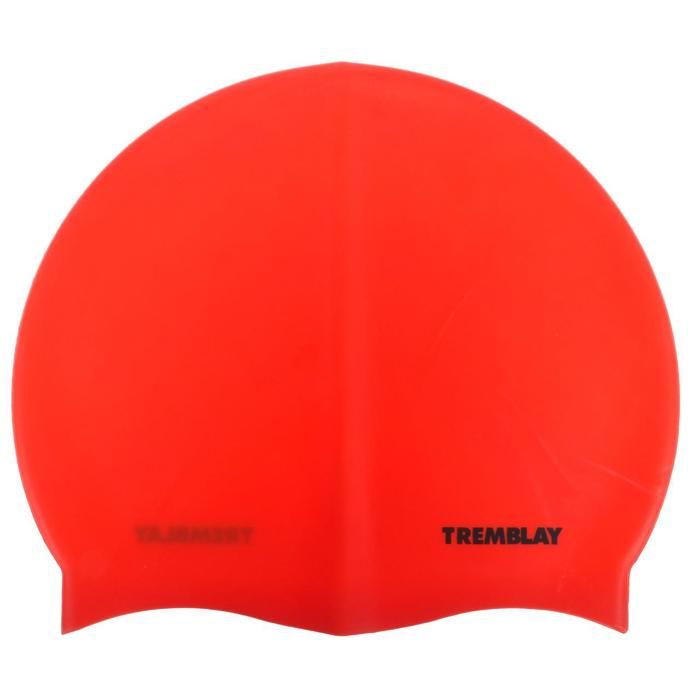 Bonnet de bain Silicone rouge bonnet