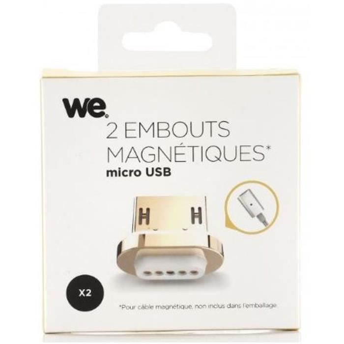 WE Câble USB / Micro USB - Magnetique - Connecteurs X2