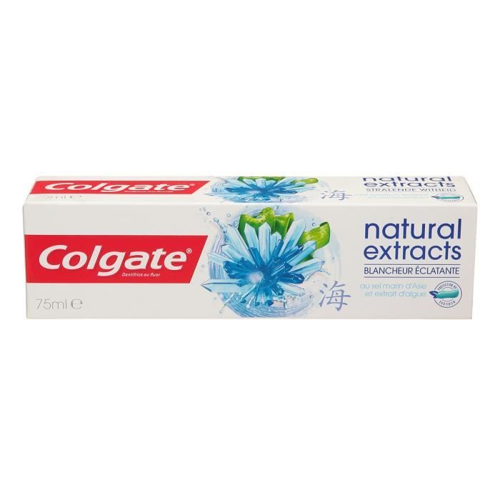 COLGATE Dentifrice Natural Blancheur - 75ml