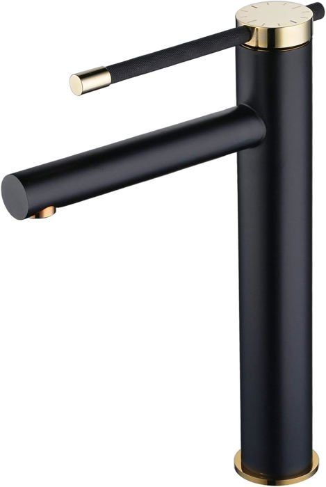 Sumerain Robinet De Baignoire Romaine Noir Mat Avec Valve 3