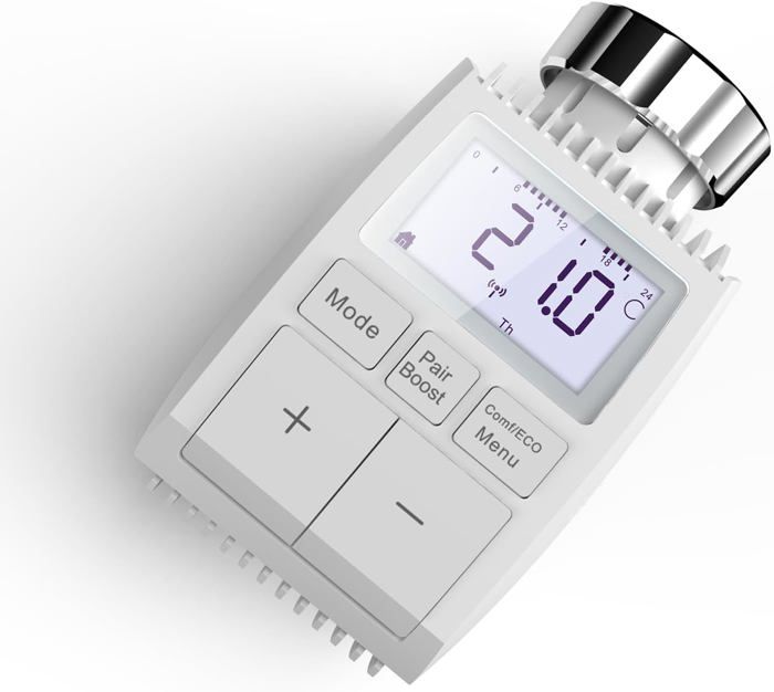 ZigBee Thermostat de radiateur intelligent, compatible avec Alexa et