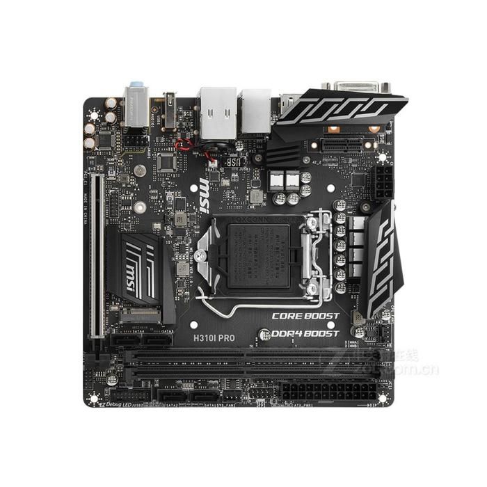 Carte mère MSI H310I PRO Intel H310 LGA 1151 2xDDR4 SDRAM 32 Go Mini ITX - Msi